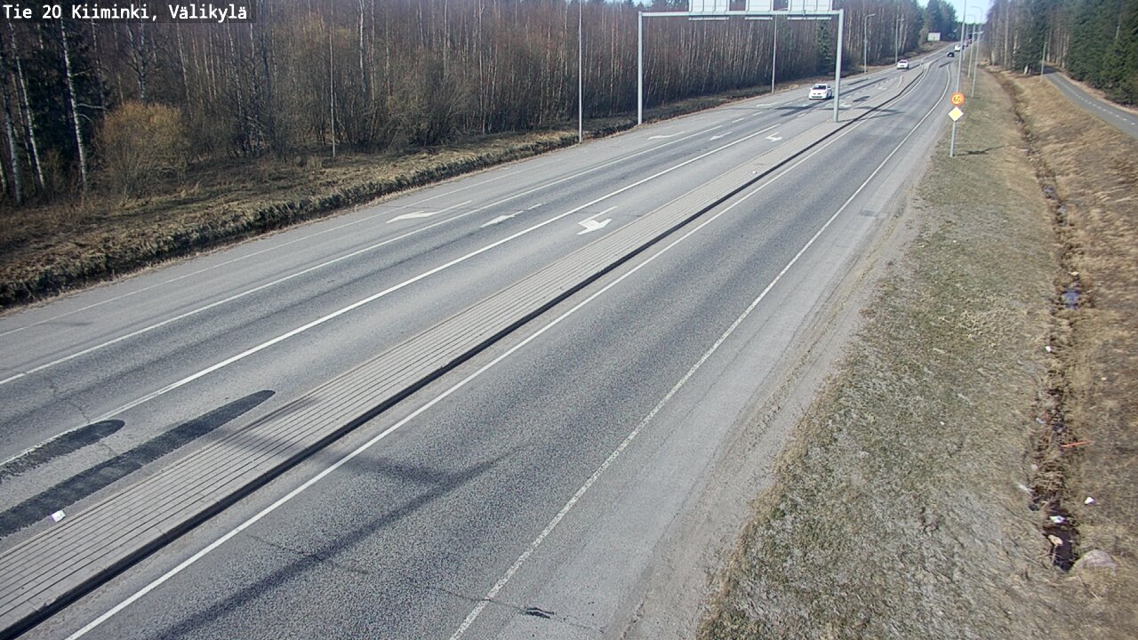 Weather Camera Image Road 20 Oulu Kiiminki, Välikylä, Oulu, Pohjois-Pohjanmaa