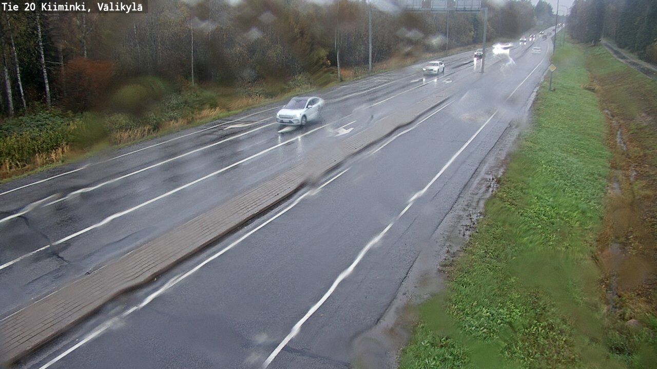 Weather Camera Image Väg 20 Uleåborg Kiiminki, Välikylä, Oulu, Pohjois-Pohjanmaa