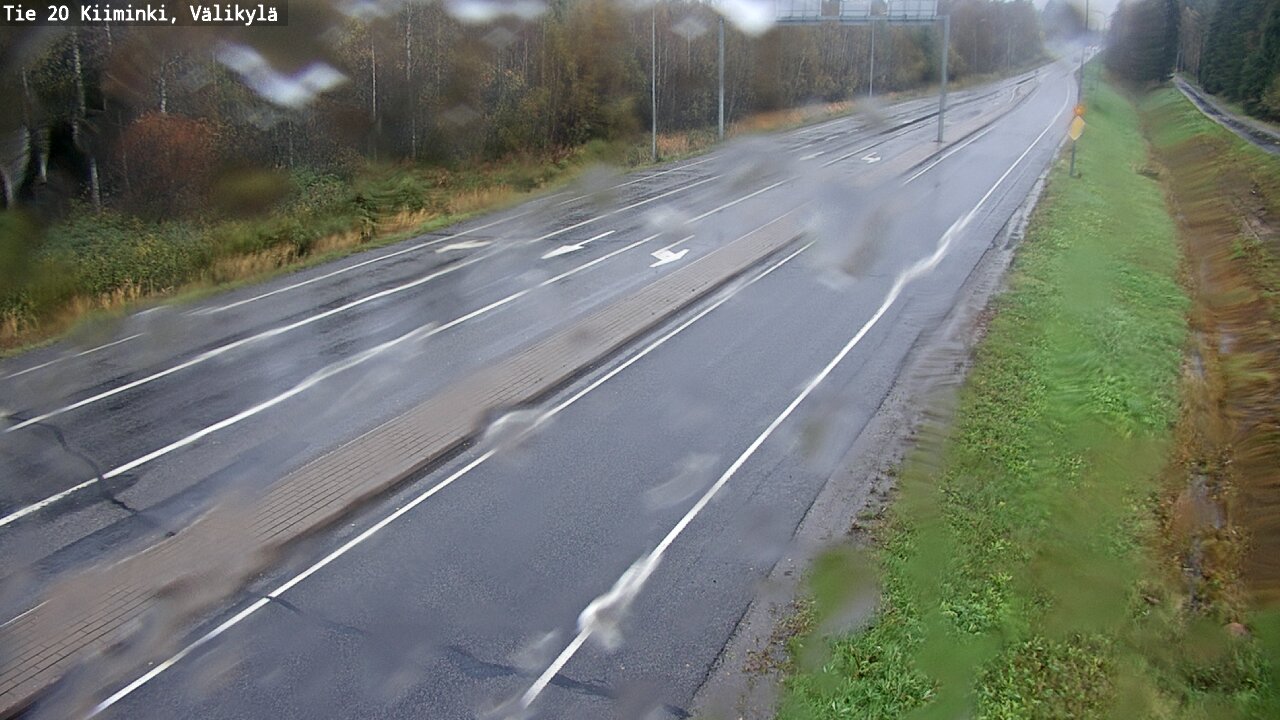 Weather Camera Image Väg 20 Uleåborg Kiiminki, Välikylä, Oulu, Pohjois-Pohjanmaa