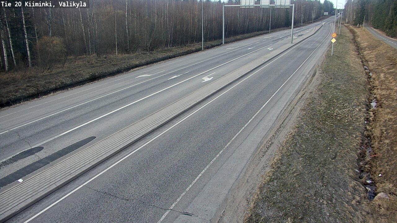 Weather Camera Image Road 20 Oulu Kiiminki, Välikylä, Oulu, Pohjois-Pohjanmaa