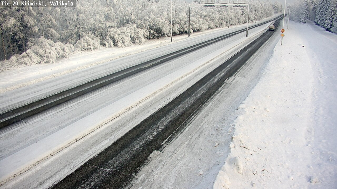 Weather Camera Image Road 20 Oulu Kiiminki, Välikylä, Oulu, Pohjois-Pohjanmaa
