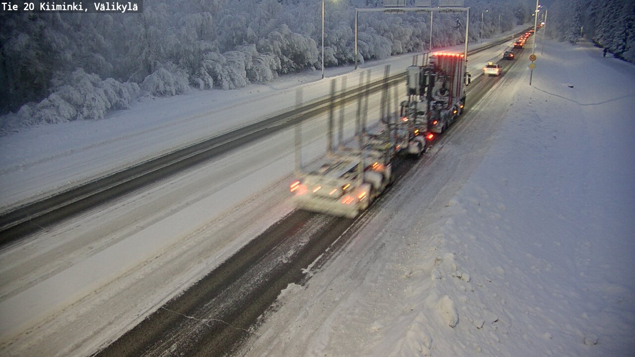 Kelikamerat Kuva Tie 20 Oulu Kiiminki, Välikylä, Oulu, Pohjois-Pohjanmaa