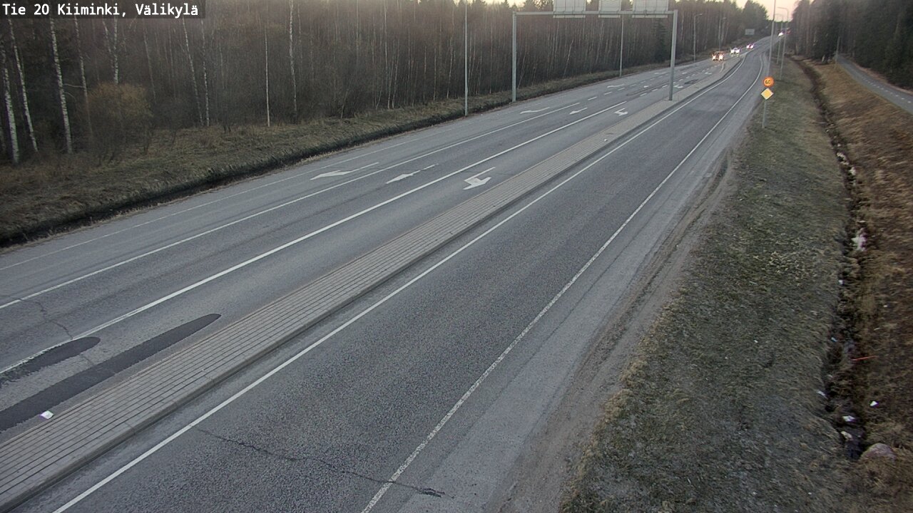 Weather Camera Image Road 20 Oulu Kiiminki, Välikylä, Oulu, Pohjois-Pohjanmaa