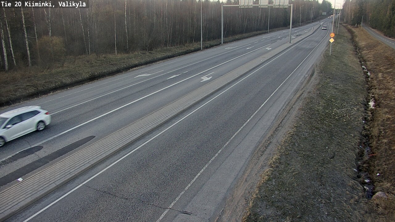 Weather Camera Image Road 20 Oulu Kiiminki, Välikylä, Oulu, Pohjois-Pohjanmaa