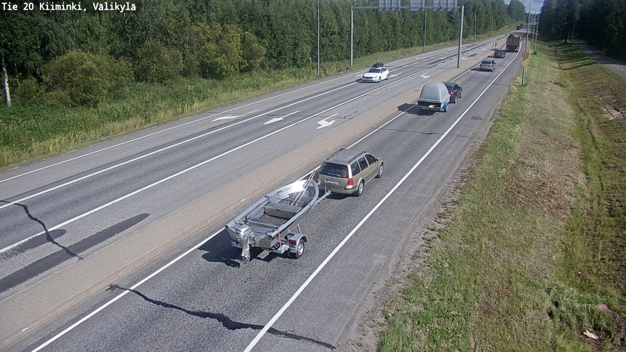 Kelikamerat Kuva Tie 20 Oulu Kiiminki, Välikylä, Oulu, Pohjois-Pohjanmaa