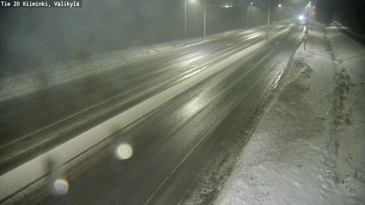 Weather Camera Image Väg 20 Uleåborg Kiiminki, Välikylä, Oulu, Pohjois-Pohjanmaa