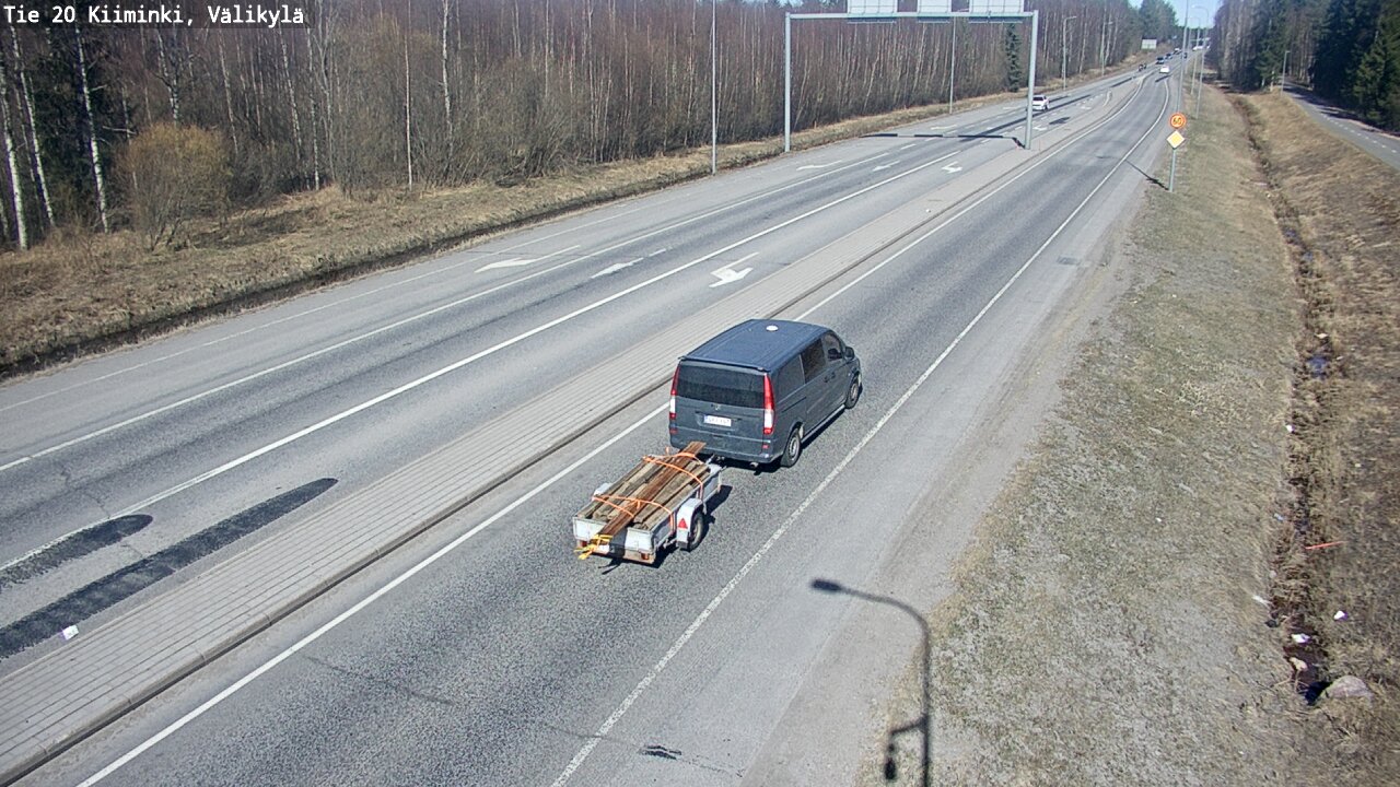 Weather Camera Image Road 20 Oulu Kiiminki, Välikylä, Oulu, Pohjois-Pohjanmaa
