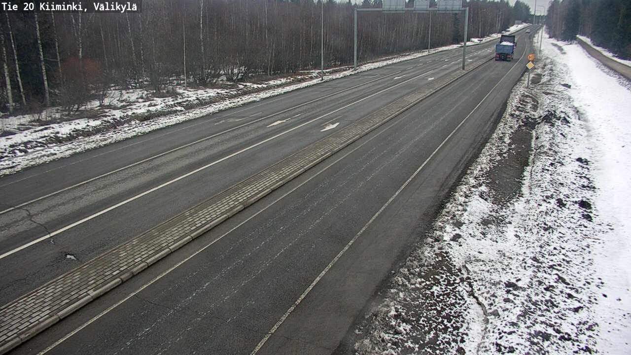 Weather Camera Image Road 20 Oulu Kiiminki, Välikylä, Oulu, Pohjois-Pohjanmaa