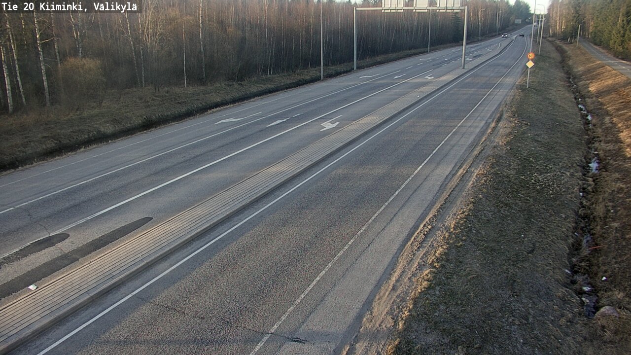 Weather Camera Image Road 20 Oulu Kiiminki, Välikylä, Oulu, Pohjois-Pohjanmaa