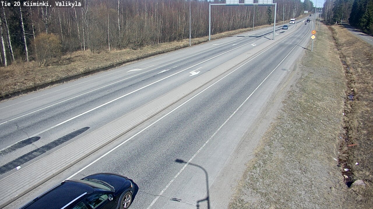Weather Camera Image Road 20 Oulu Kiiminki, Välikylä, Oulu, Pohjois-Pohjanmaa