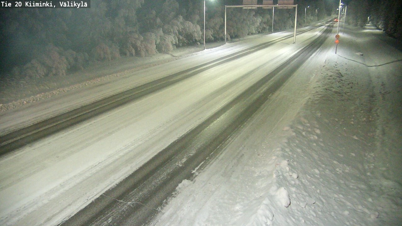 Kelikamerat Kuva Tie 20 Oulu Kiiminki, Välikylä, Oulu, Pohjois-Pohjanmaa