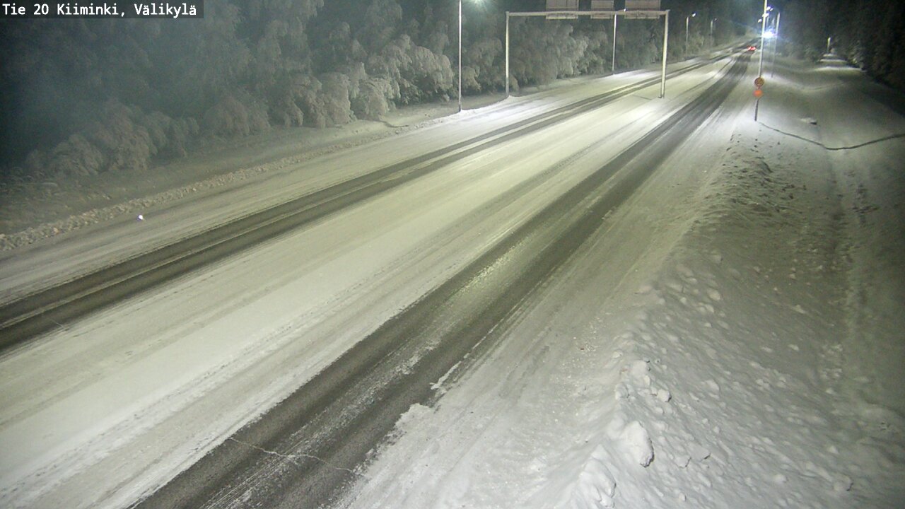 Kelikamerat Kuva Tie 20 Oulu Kiiminki, Välikylä, Oulu, Pohjois-Pohjanmaa