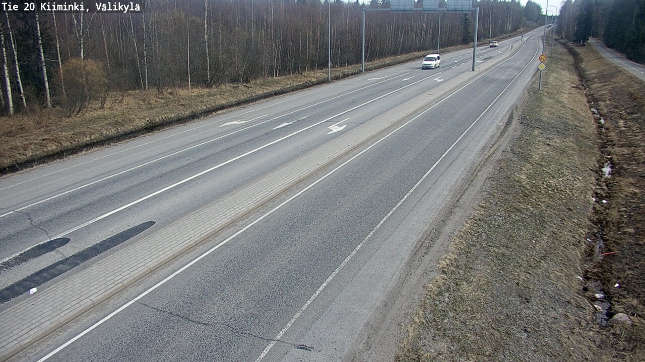 Weather Camera Image Road 20 Oulu Kiiminki, Välikylä, Oulu, Pohjois-Pohjanmaa