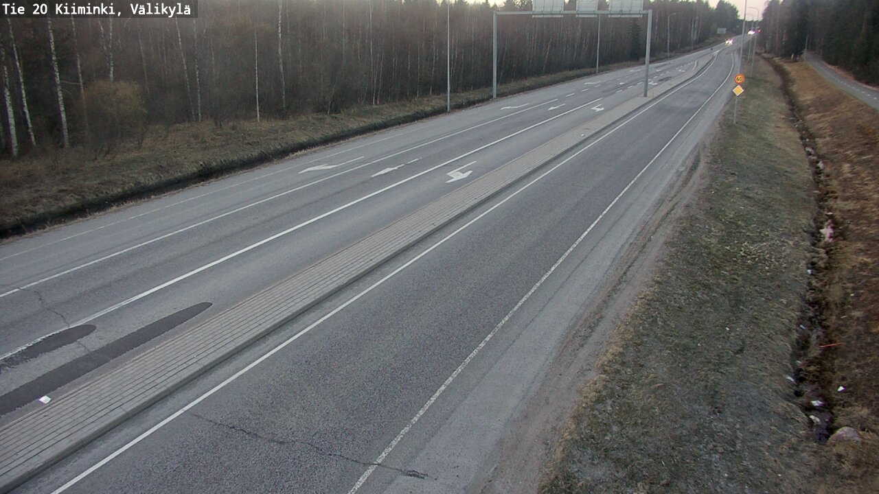 Weather Camera Image Road 20 Oulu Kiiminki, Välikylä, Oulu, Pohjois-Pohjanmaa