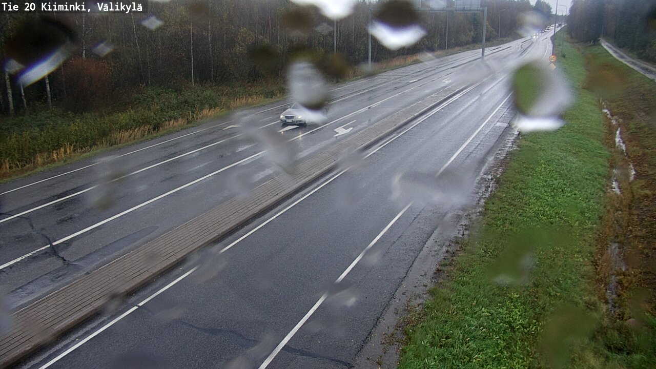 Weather Camera Image Väg 20 Uleåborg Kiiminki, Välikylä, Oulu, Pohjois-Pohjanmaa