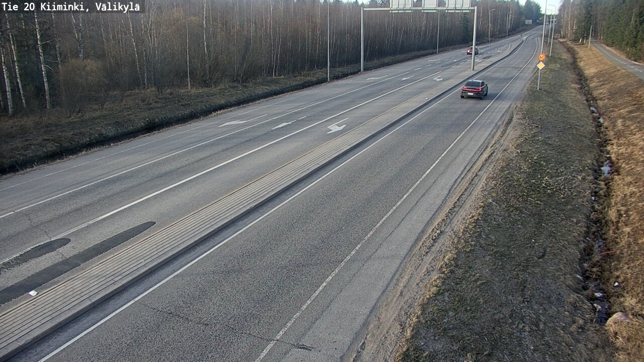 Weather Camera Image Road 20 Oulu Kiiminki, Välikylä, Oulu, Pohjois-Pohjanmaa