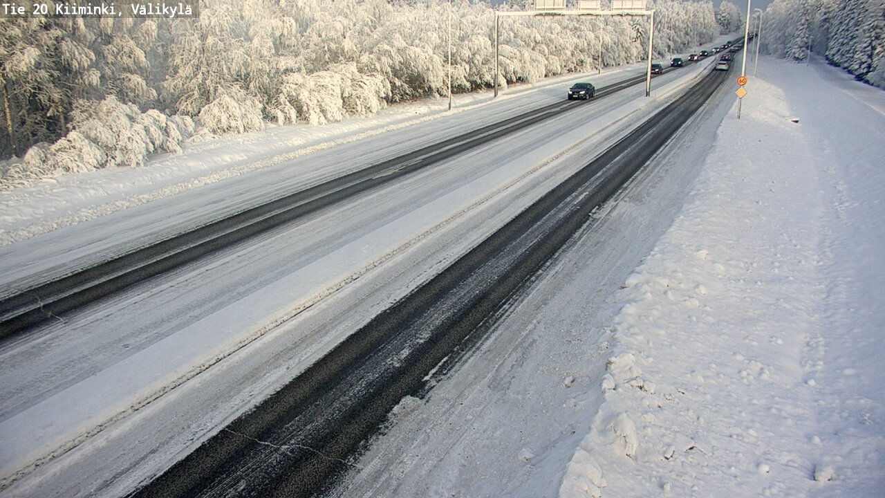 Weather Camera Image Road 20 Oulu Kiiminki, Välikylä, Oulu, Pohjois-Pohjanmaa