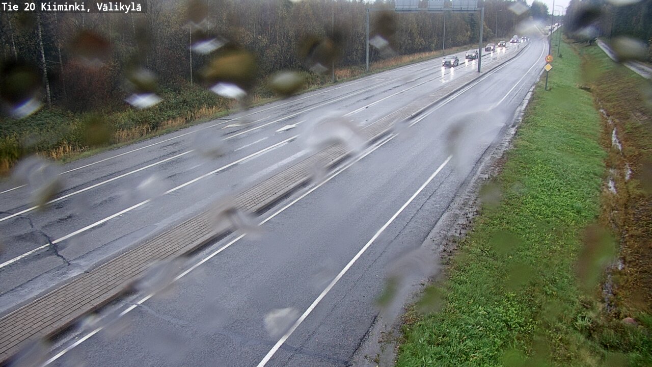Weather Camera Image Väg 20 Uleåborg Kiiminki, Välikylä, Oulu, Pohjois-Pohjanmaa