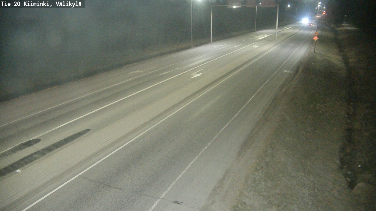 Weather Camera Image Road 20 Oulu Kiiminki, Välikylä, Oulu, Pohjois-Pohjanmaa