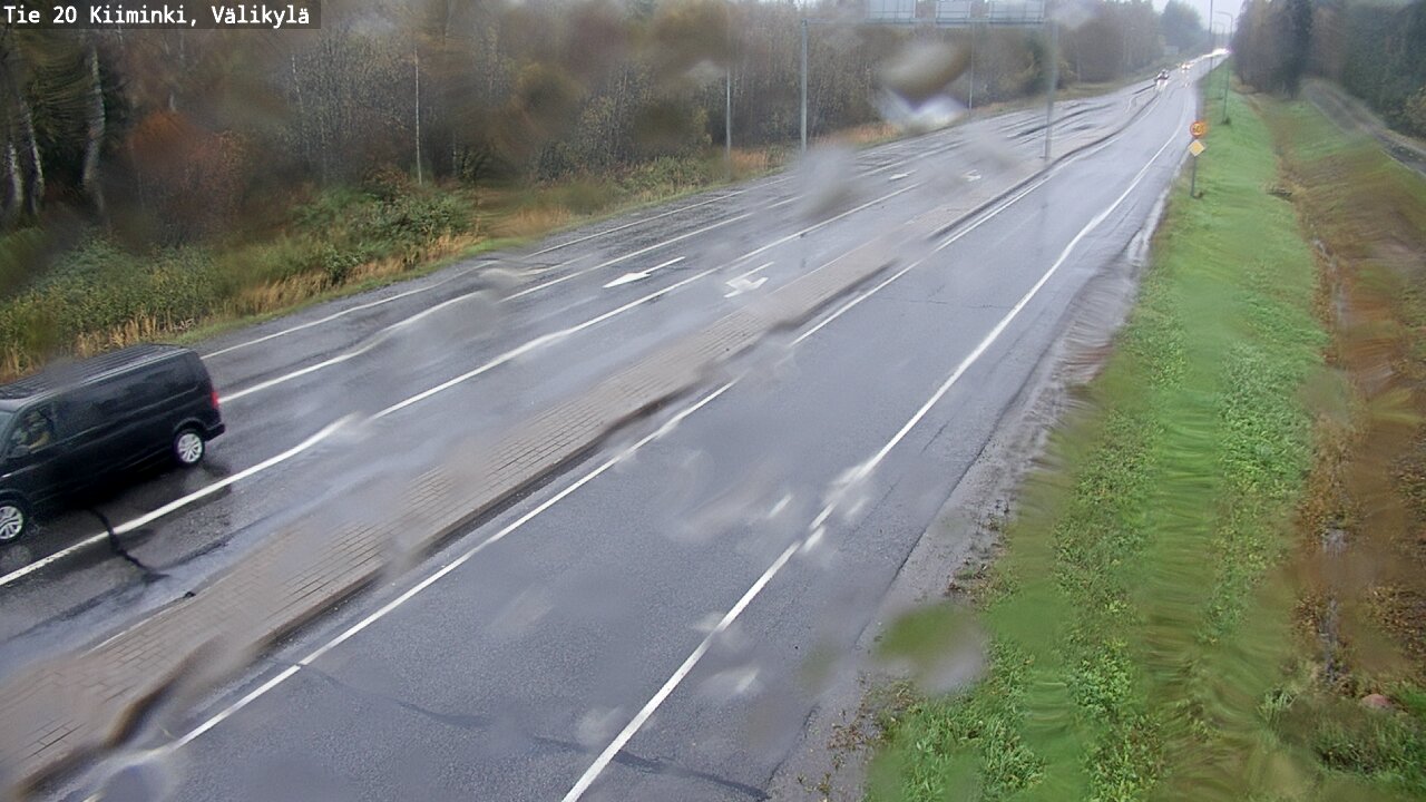 Weather Camera Image Väg 20 Uleåborg Kiiminki, Välikylä, Oulu, Pohjois-Pohjanmaa