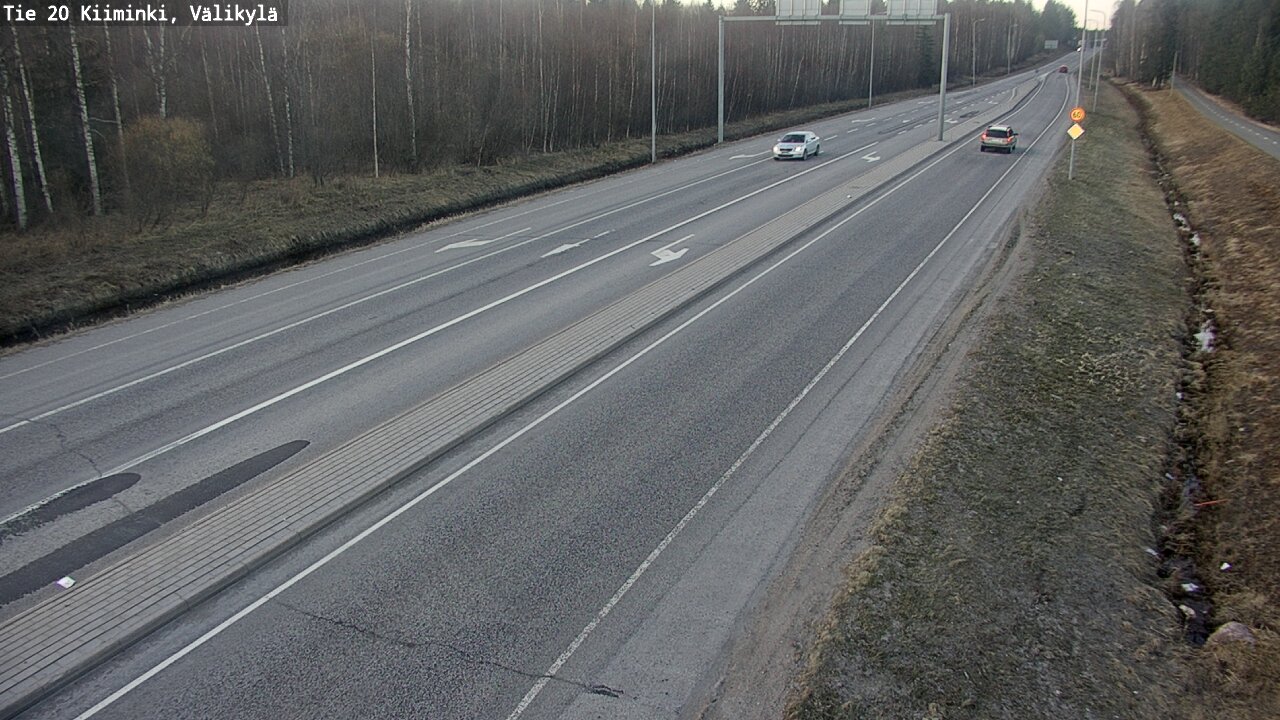 Weather Camera Image Road 20 Oulu Kiiminki, Välikylä, Oulu, Pohjois-Pohjanmaa