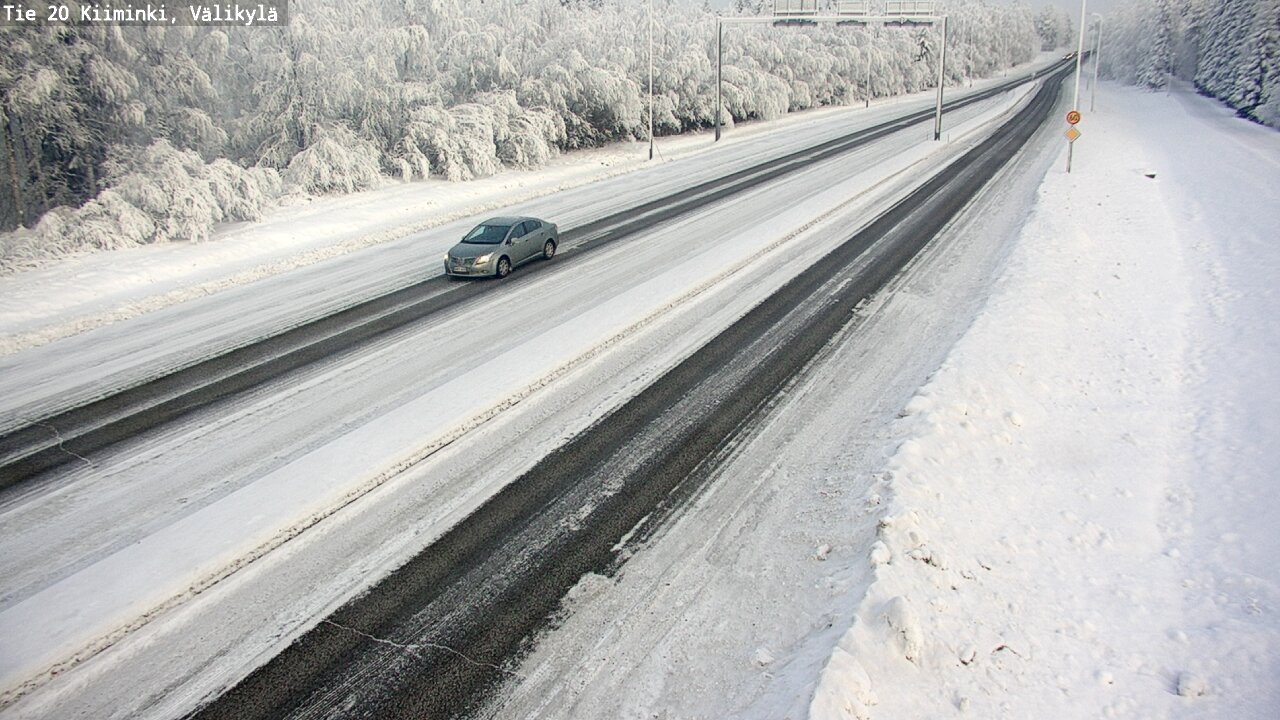 Weather Camera Image Road 20 Oulu Kiiminki, Välikylä, Oulu, Pohjois-Pohjanmaa