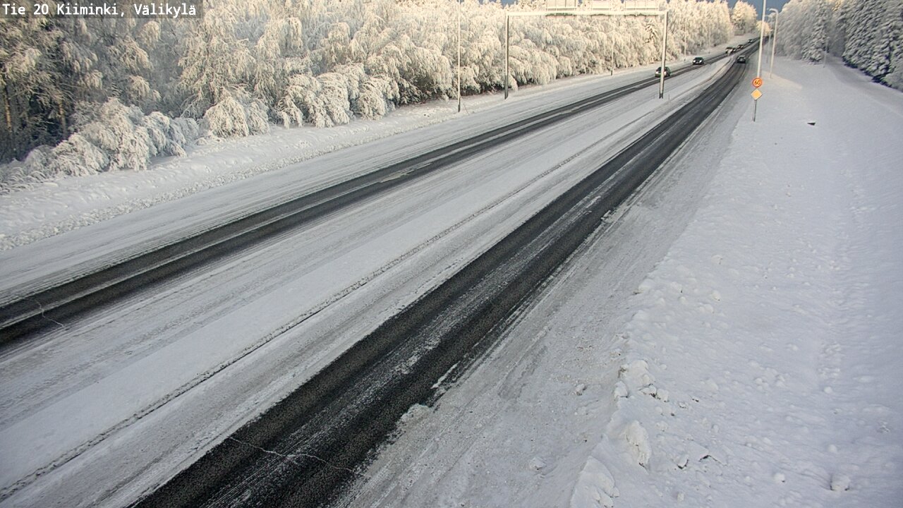 Weather Camera Image Road 20 Oulu Kiiminki, Välikylä, Oulu, Pohjois-Pohjanmaa