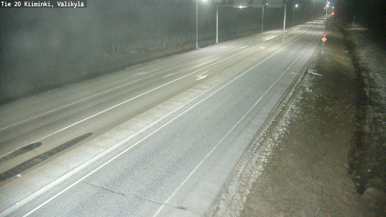 Weather Camera Image Road 20 Oulu Kiiminki, Välikylä, Oulu, Pohjois-Pohjanmaa