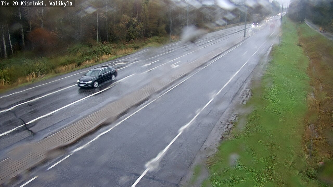 Weather Camera Image Väg 20 Uleåborg Kiiminki, Välikylä, Oulu, Pohjois-Pohjanmaa