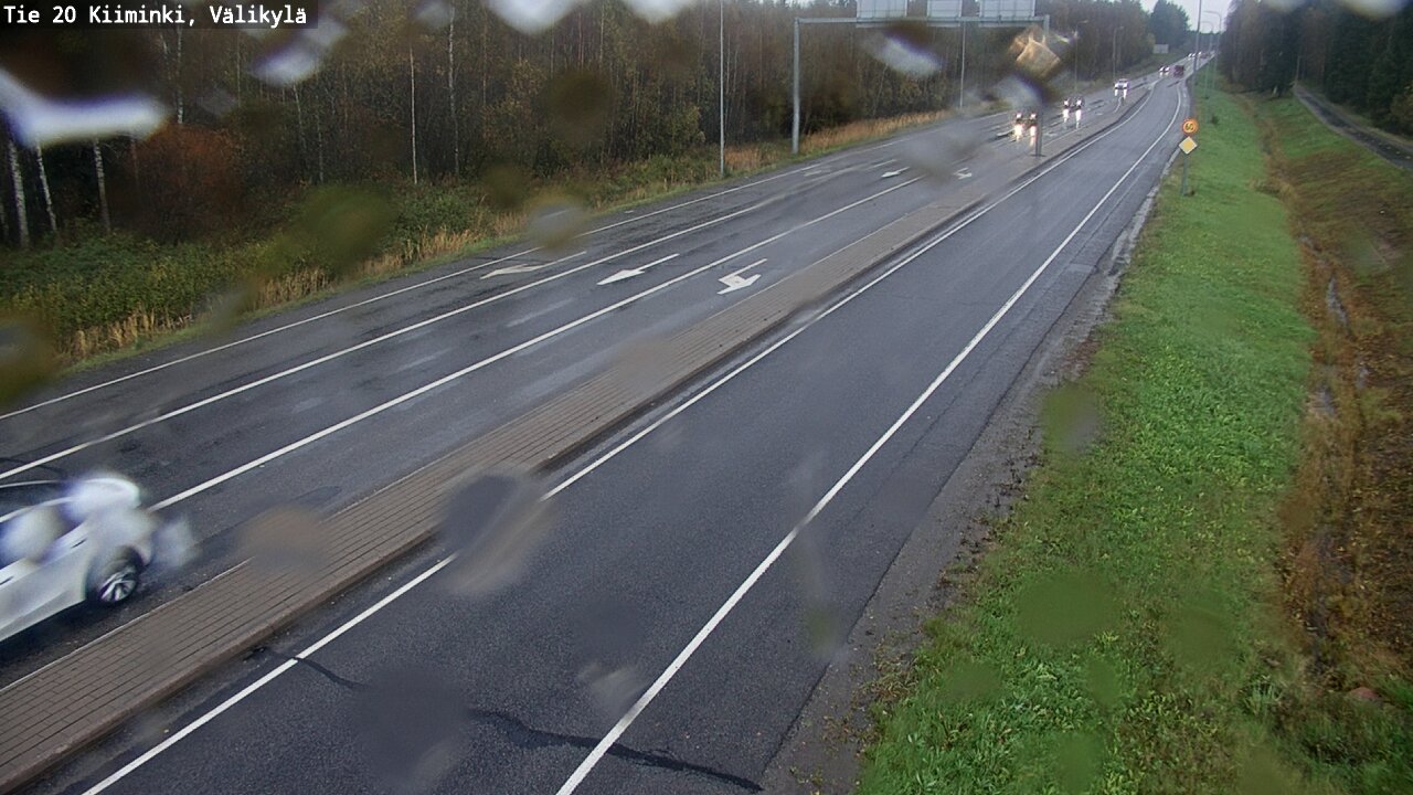 Weather Camera Image Väg 20 Uleåborg Kiiminki, Välikylä, Oulu, Pohjois-Pohjanmaa