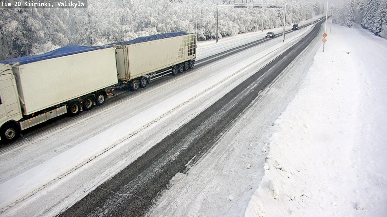 Weather Camera Image Road 20 Oulu Kiiminki, Välikylä, Oulu, Pohjois-Pohjanmaa