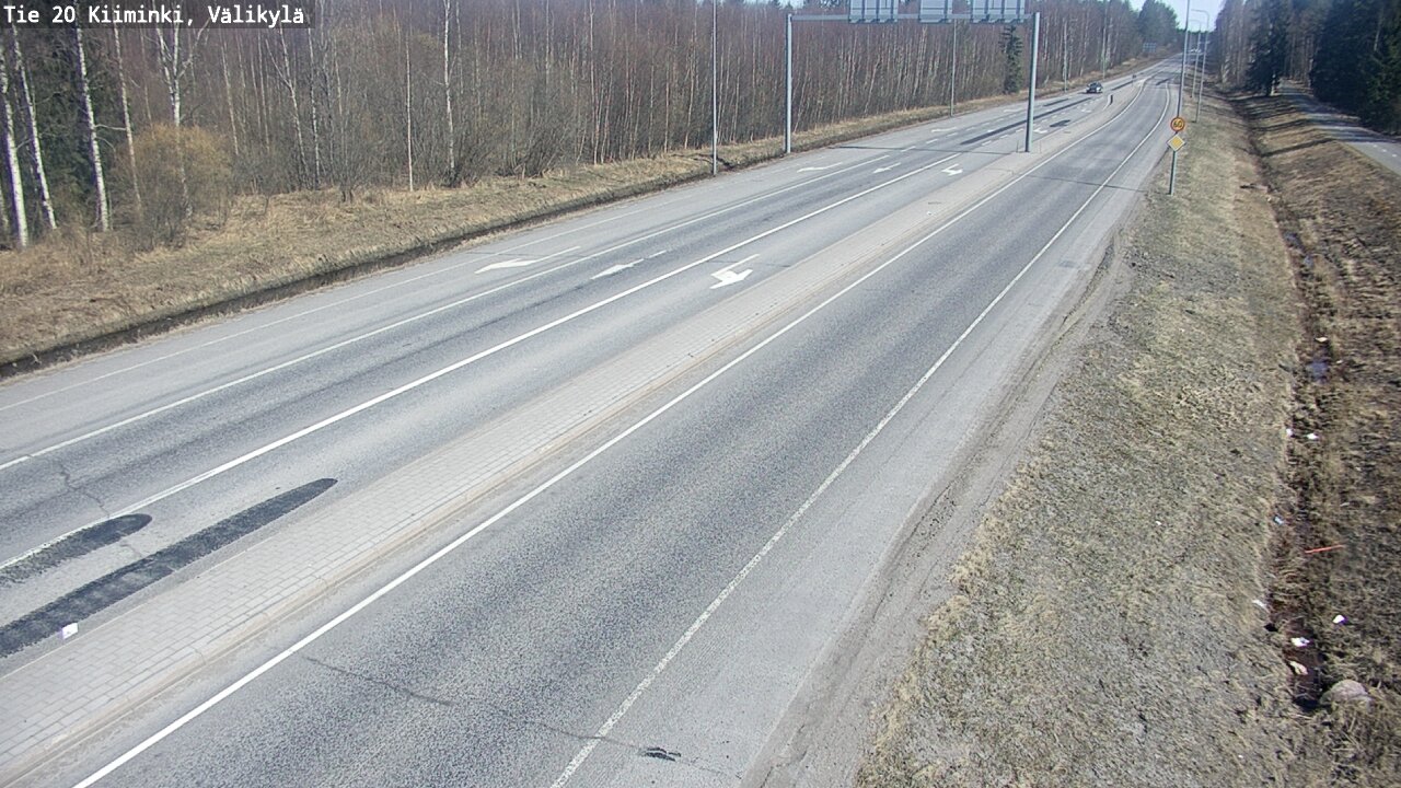 Weather Camera Image Road 20 Oulu Kiiminki, Välikylä, Oulu, Pohjois-Pohjanmaa