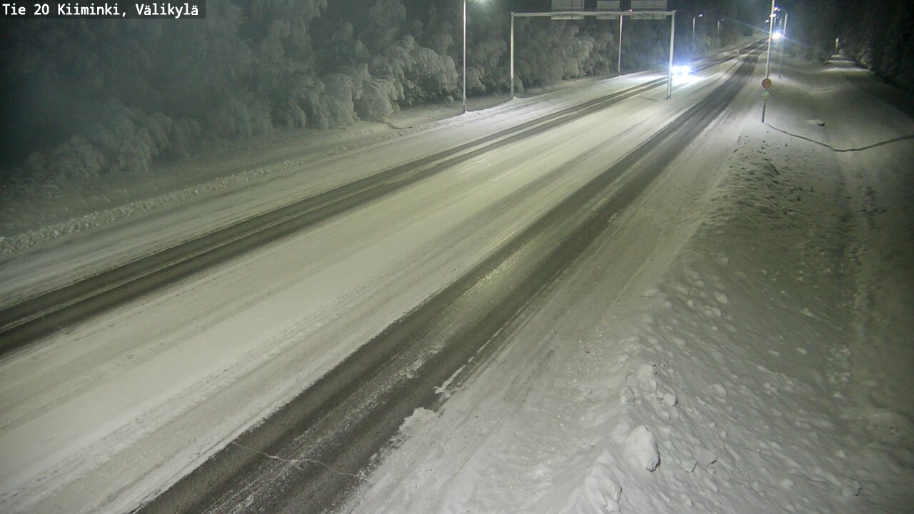Kelikamerat Kuva Tie 20 Oulu Kiiminki, Välikylä, Oulu, Pohjois-Pohjanmaa