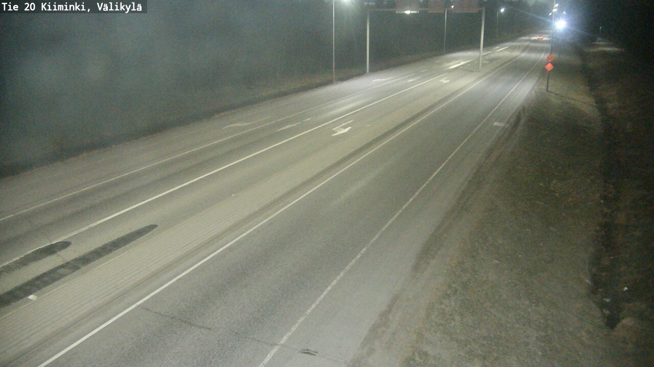 Weather Camera Image Road 20 Oulu Kiiminki, Välikylä, Oulu, Pohjois-Pohjanmaa