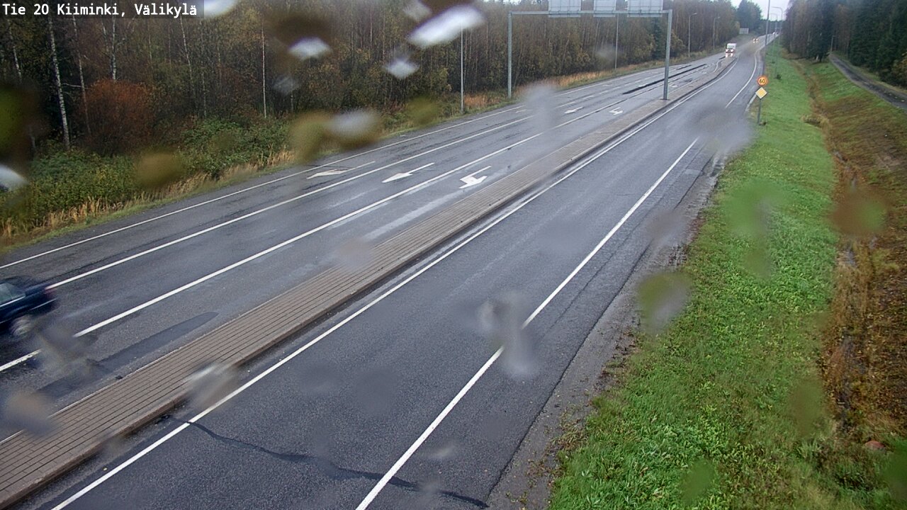 Weather Camera Image Väg 20 Uleåborg Kiiminki, Välikylä, Oulu, Pohjois-Pohjanmaa