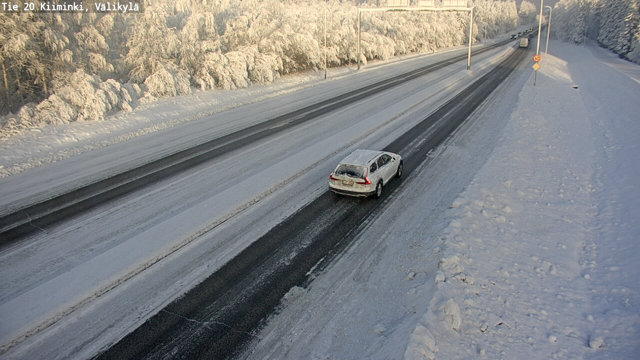 Weather Camera Image Road 20 Oulu Kiiminki, Välikylä, Oulu, Pohjois-Pohjanmaa