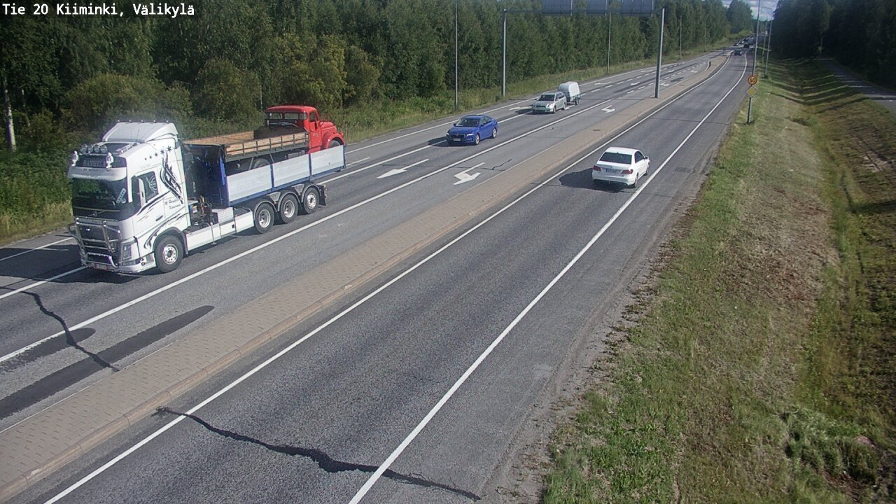Weather Camera Image Road 20 Oulu Kiiminki, Välikylä, Oulu, Pohjois-Pohjanmaa