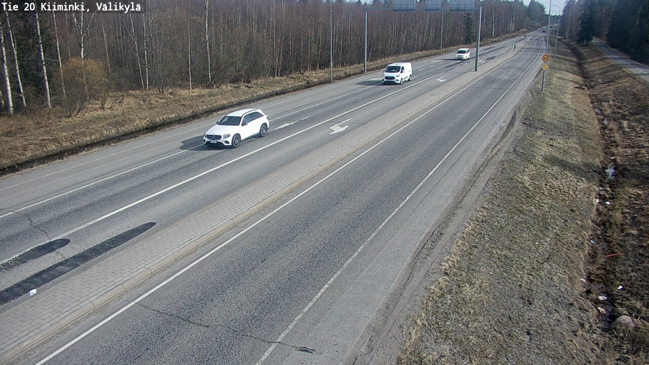 Weather Camera Image Road 20 Oulu Kiiminki, Välikylä, Oulu, Pohjois-Pohjanmaa