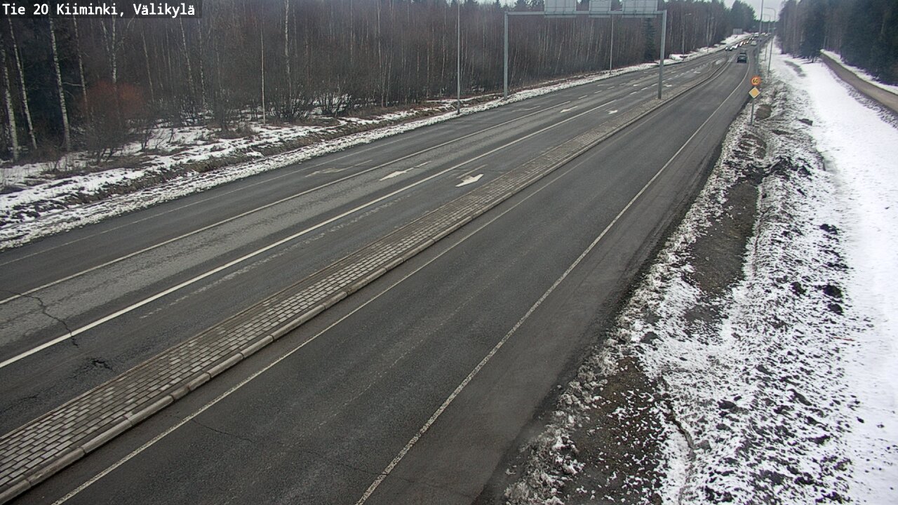 Weather Camera Image Road 20 Oulu Kiiminki, Välikylä, Oulu, Pohjois-Pohjanmaa