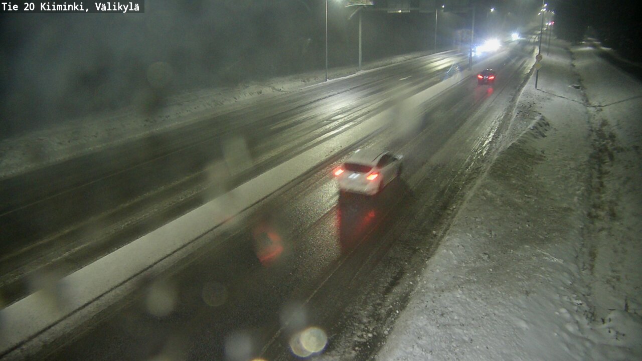 Weather Camera Image Väg 20 Uleåborg Kiiminki, Välikylä, Oulu, Pohjois-Pohjanmaa