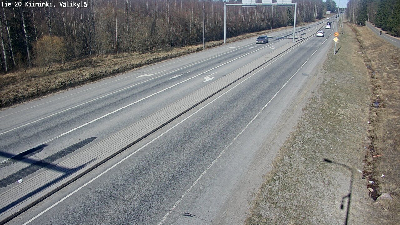 Weather Camera Image Road 20 Oulu Kiiminki, Välikylä, Oulu, Pohjois-Pohjanmaa