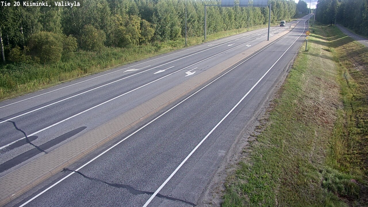 Weather Camera Image Road 20 Oulu Kiiminki, Välikylä, Oulu, Pohjois-Pohjanmaa