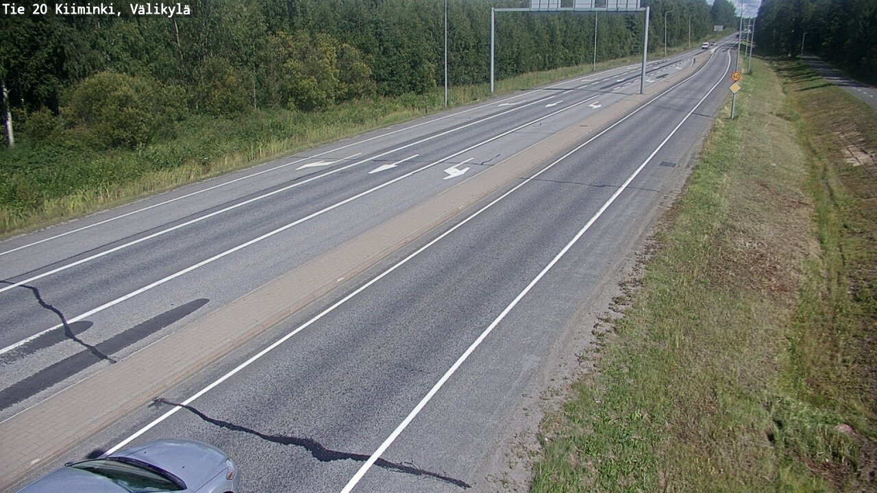 Weather Camera Image Väg 20 Uleåborg Kiiminki, Välikylä, Oulu, Pohjois-Pohjanmaa