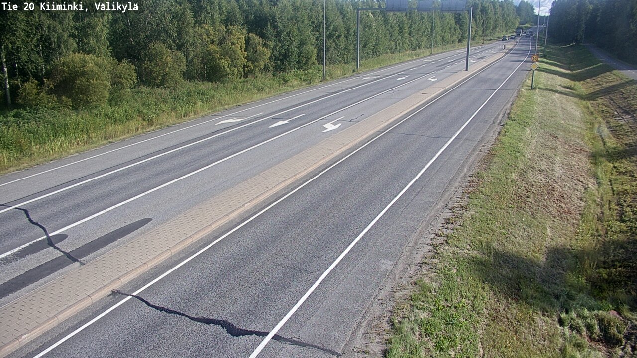 Weather Camera Image Road 20 Oulu Kiiminki, Välikylä, Oulu, Pohjois-Pohjanmaa