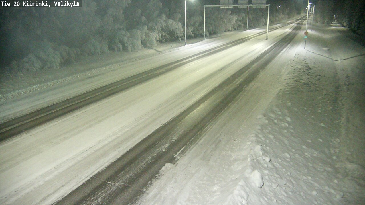 Kelikamerat Kuva Tie 20 Oulu Kiiminki, Välikylä, Oulu, Pohjois-Pohjanmaa