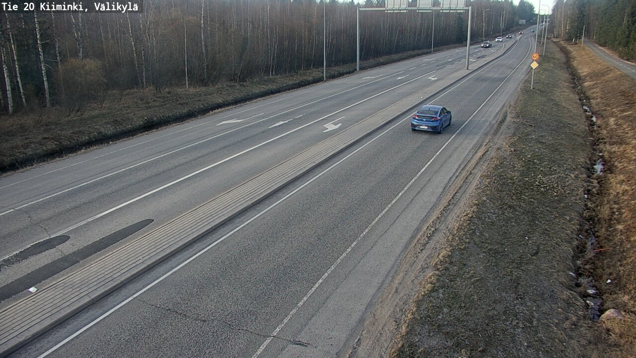 Weather Camera Image Road 20 Oulu Kiiminki, Välikylä, Oulu, Pohjois-Pohjanmaa