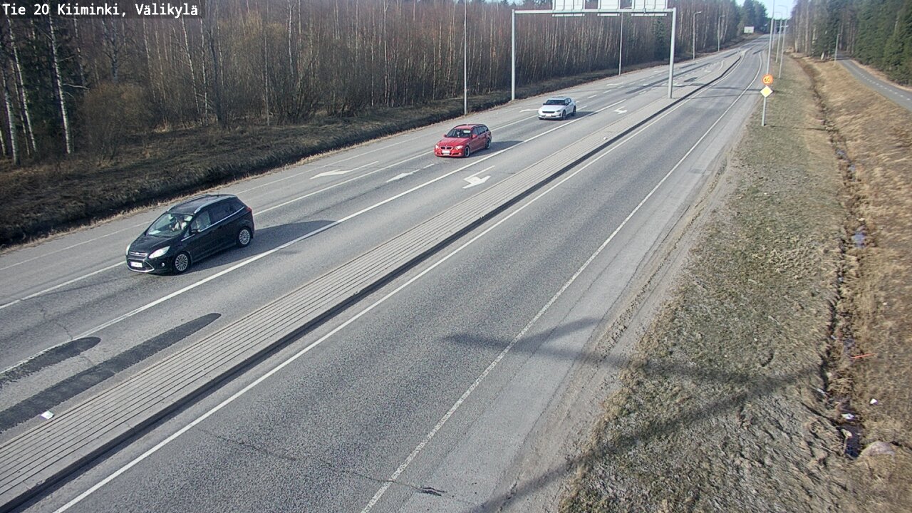 Weather Camera Image Road 20 Oulu Kiiminki, Välikylä, Oulu, Pohjois-Pohjanmaa