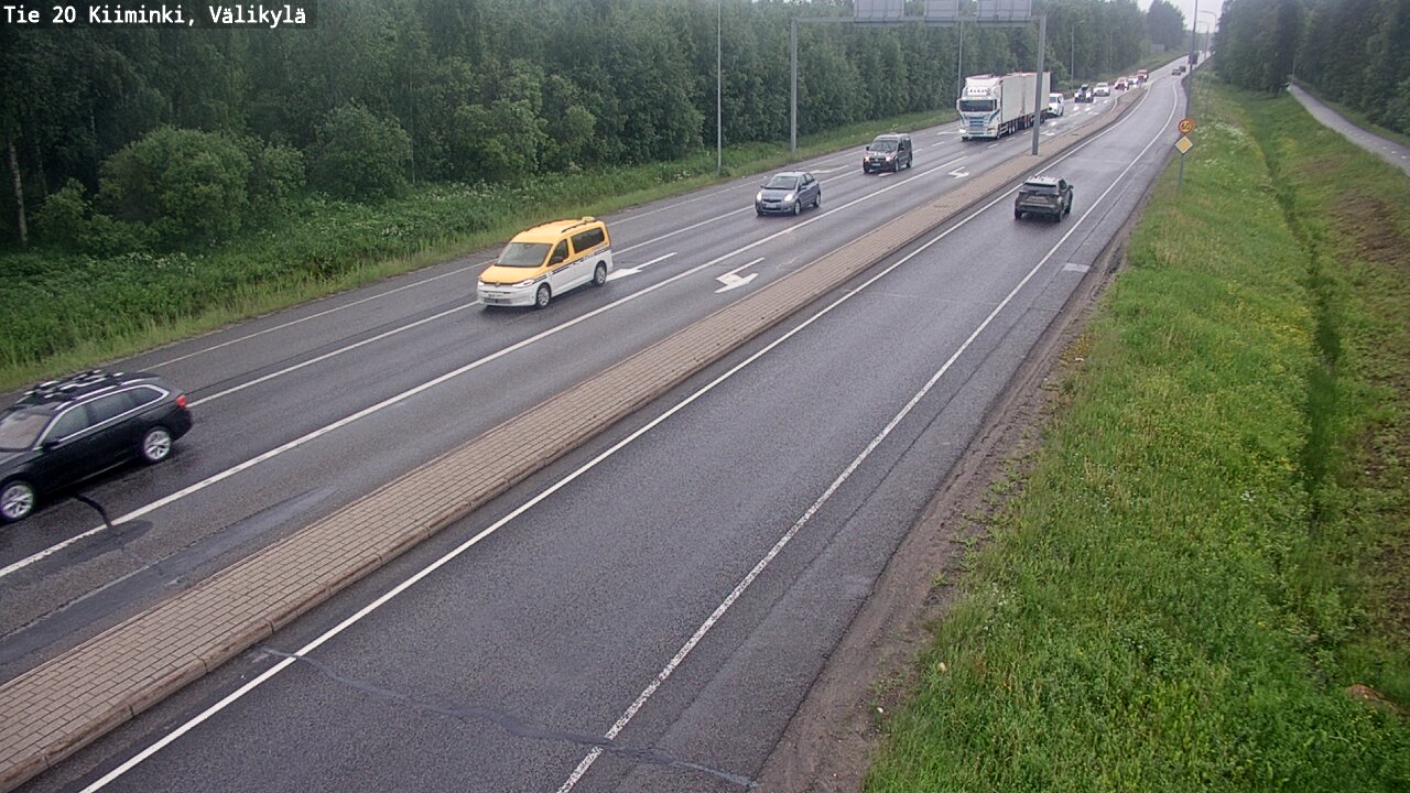 Weather Camera Image Road 20 Oulu Kiiminki, Välikylä, Oulu, Pohjois-Pohjanmaa