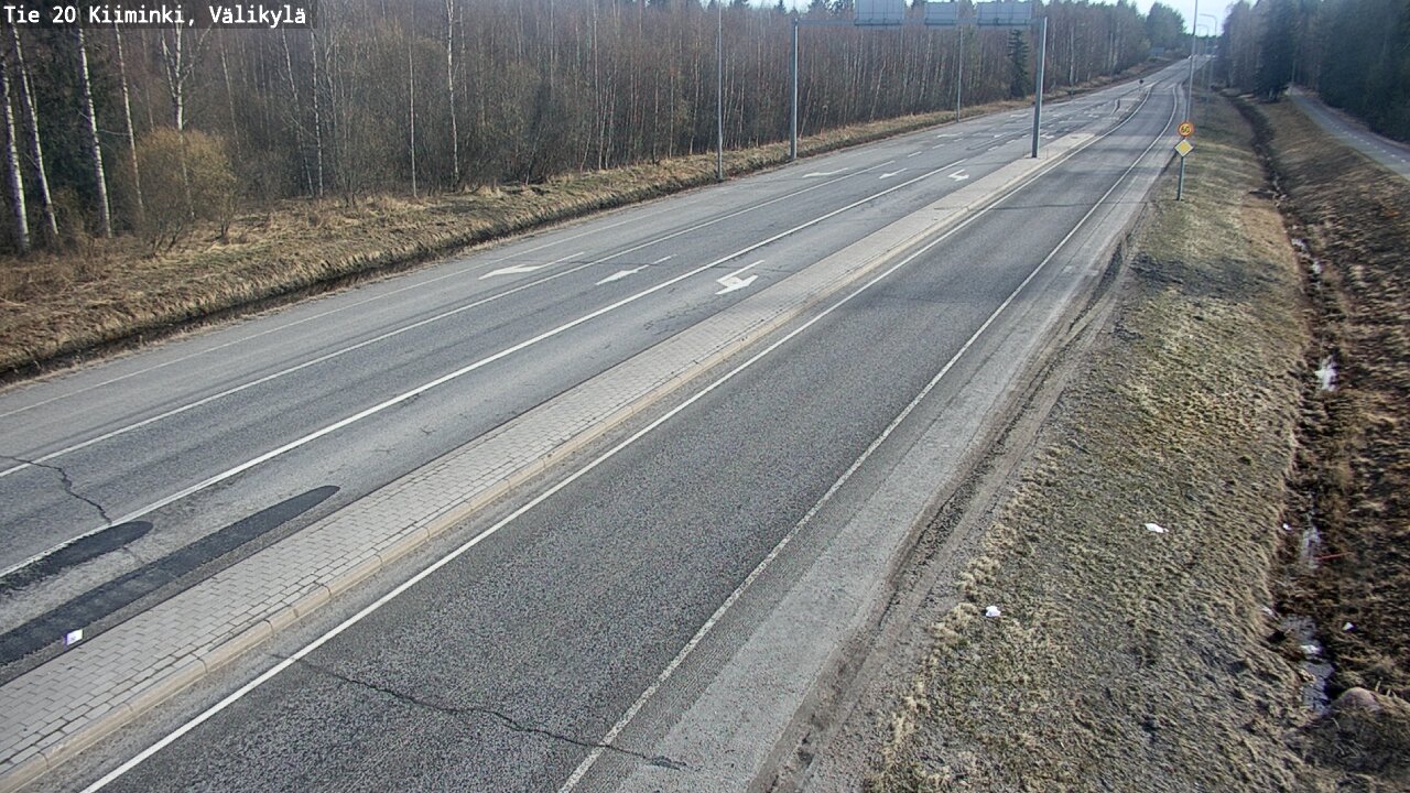 Weather Camera Image Road 20 Oulu Kiiminki, Välikylä, Oulu, Pohjois-Pohjanmaa