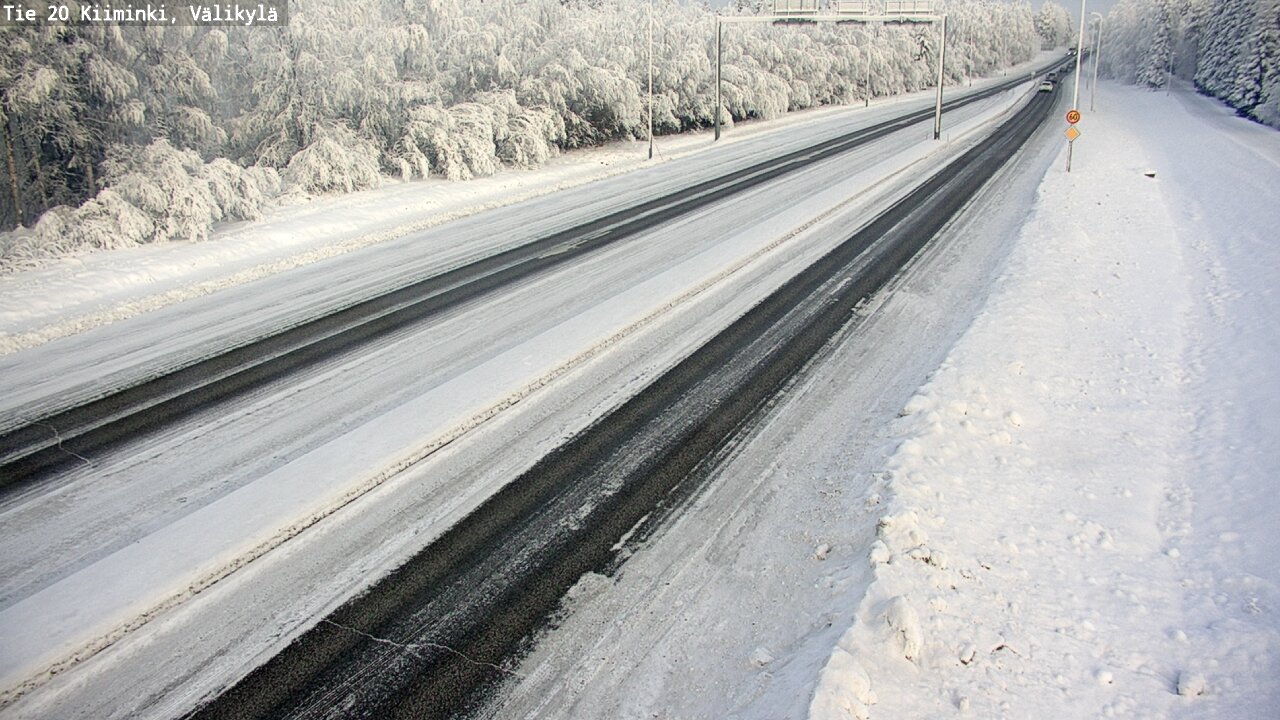 Weather Camera Image Road 20 Oulu Kiiminki, Välikylä, Oulu, Pohjois-Pohjanmaa